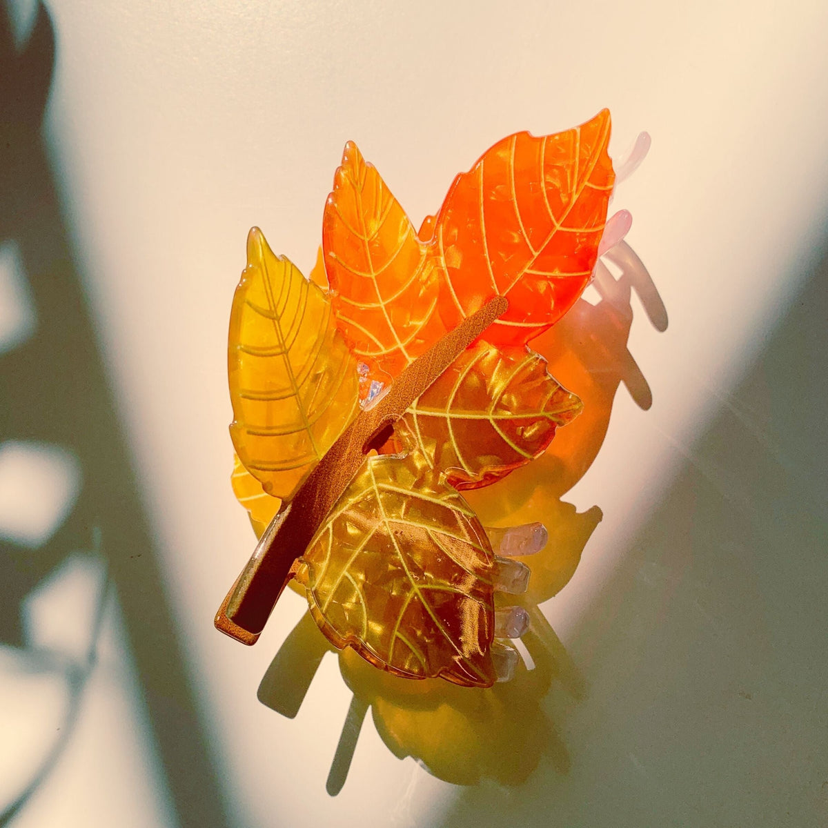 Velvet Claws Autumn Leaf Hair Clip