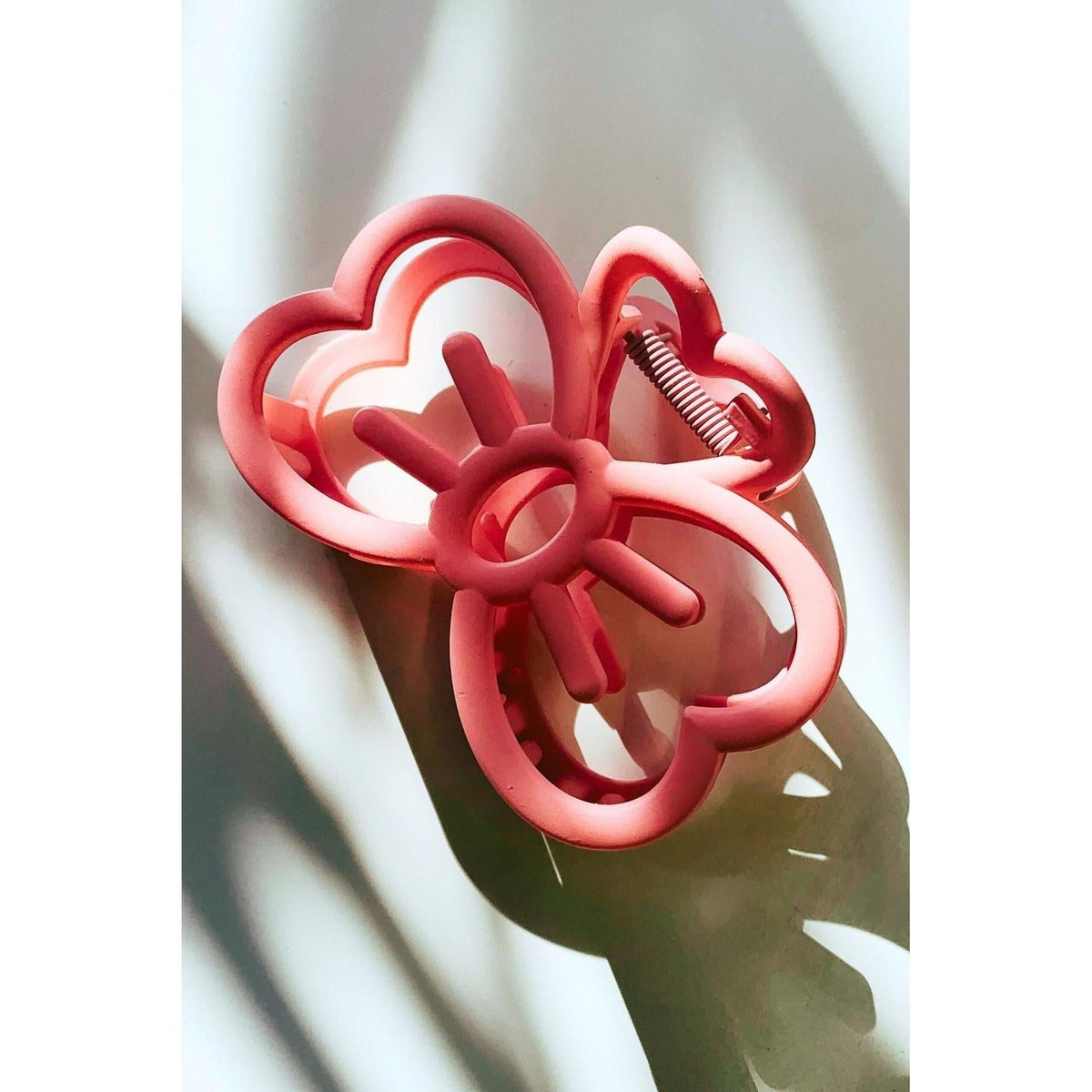 Velvet Claws Hello Cat Pink Bow Hair Clip