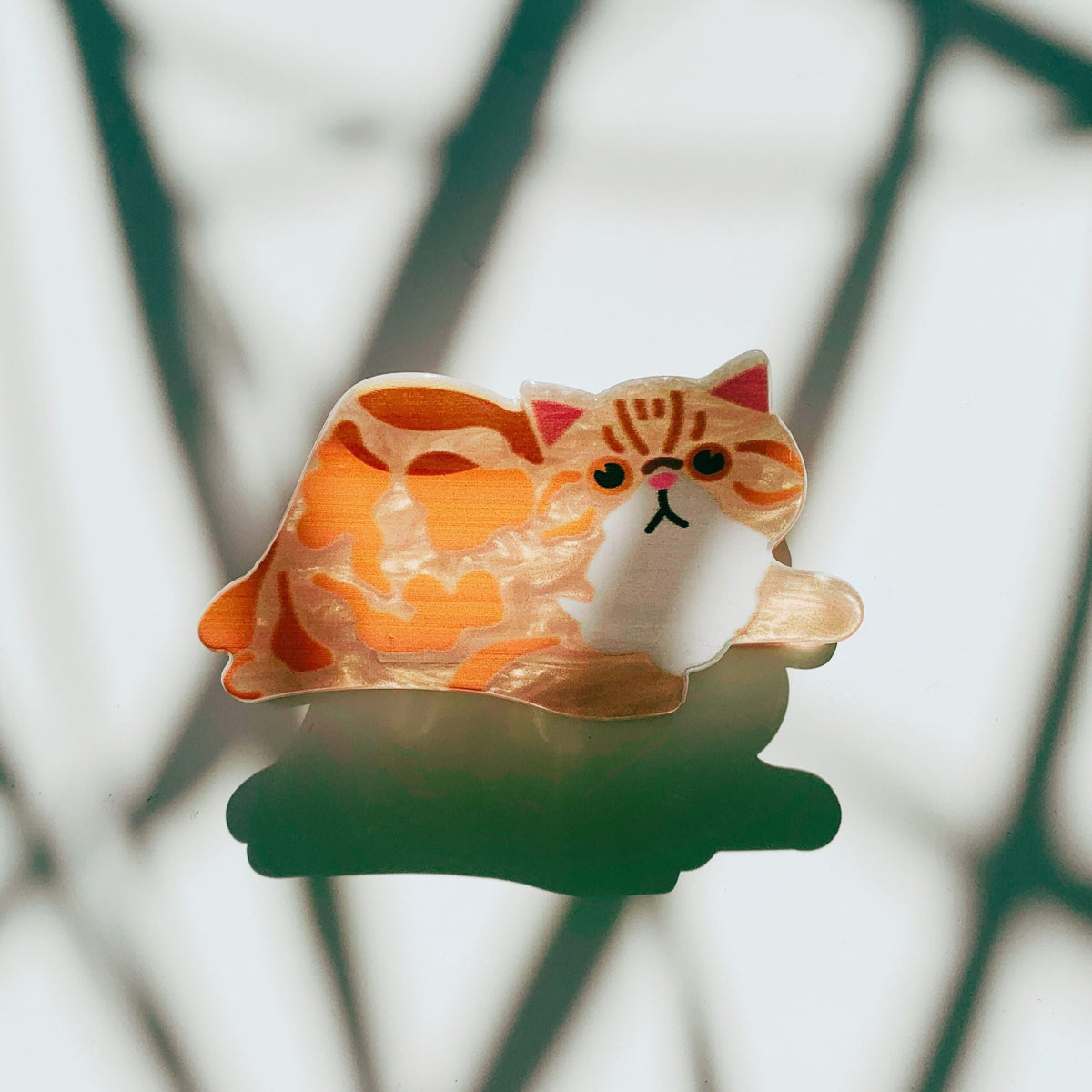 Velvet Claws Mini Orange Cat Hair Claw