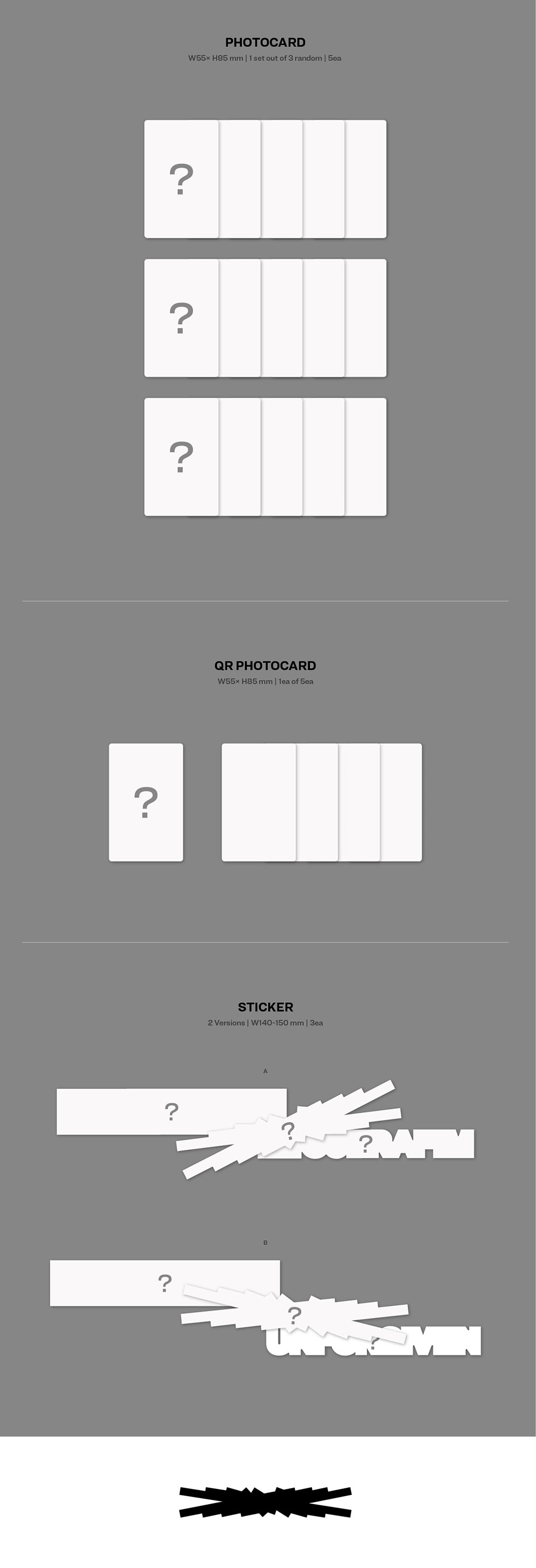 LE SSERAFIM 1st Studio Album - Unforgiven (Weverse Albums Ver)