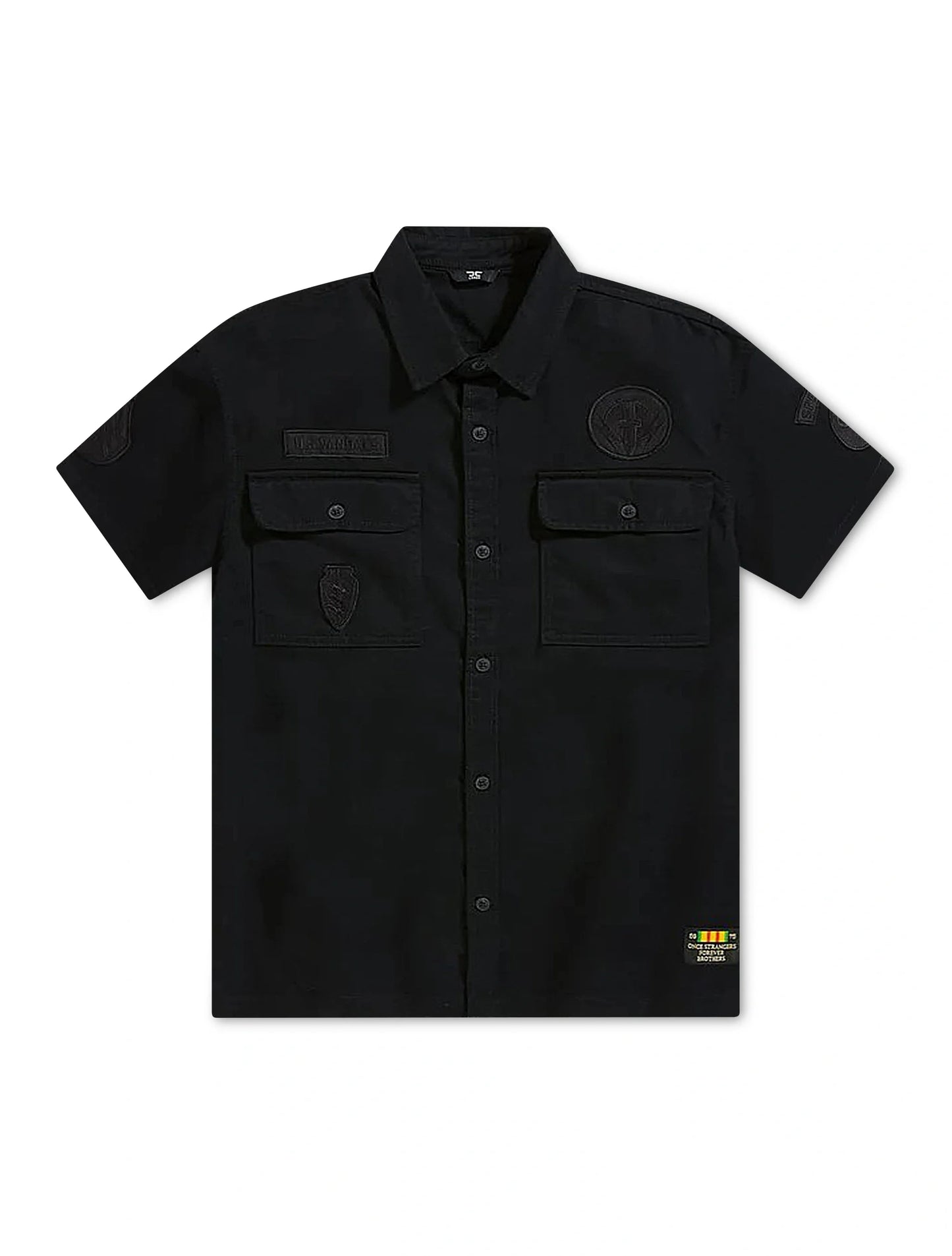 Jordan Craig Military Cargo Shirt - Black