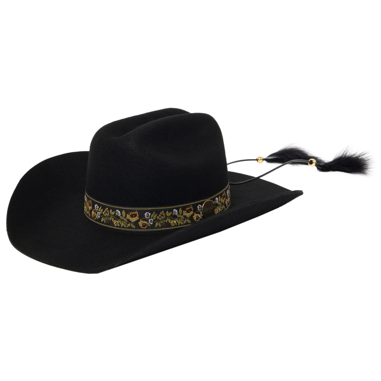 Women's Embroidered Band with Tassels Cowboy Hat by Wrangler