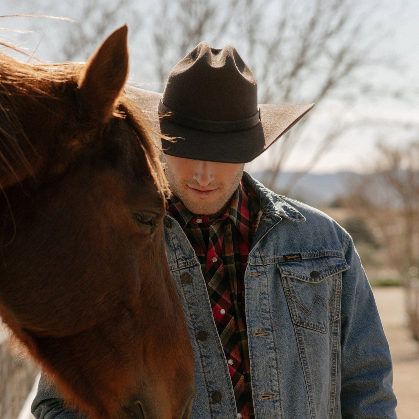 The Made in Mexico - Stiff Wool Felt Cowboy by Wrangler