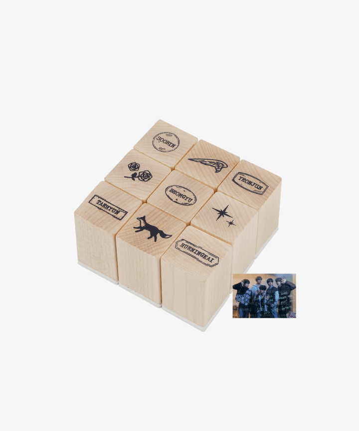 TXT - Minisode 3: Tomorrow Official MD Wooden Stamp Set