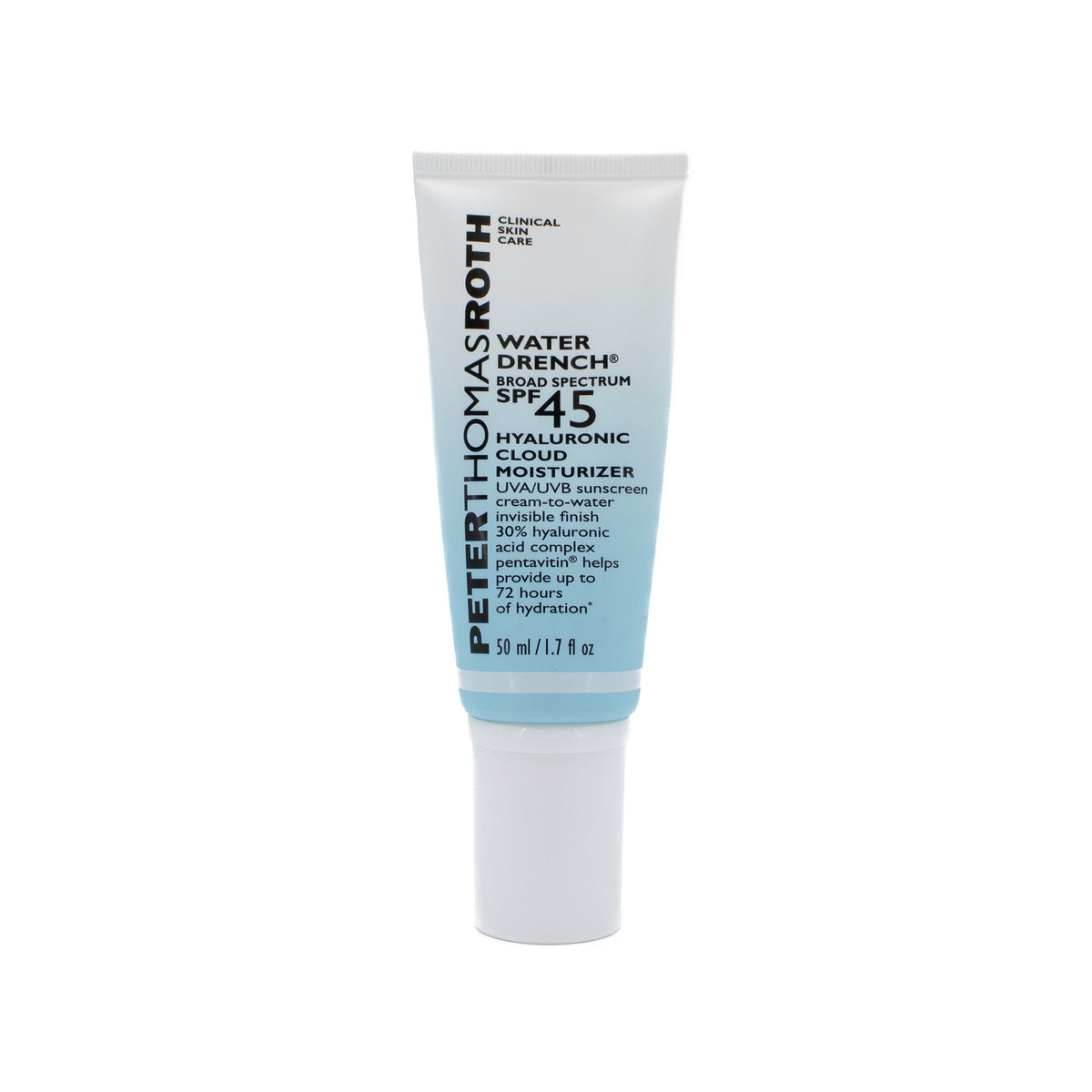 PETERTHOMASROTH  Water Drench SPF45 Hyaluronic Cloud Moisturizer 1.7oz - Small Amount Missing