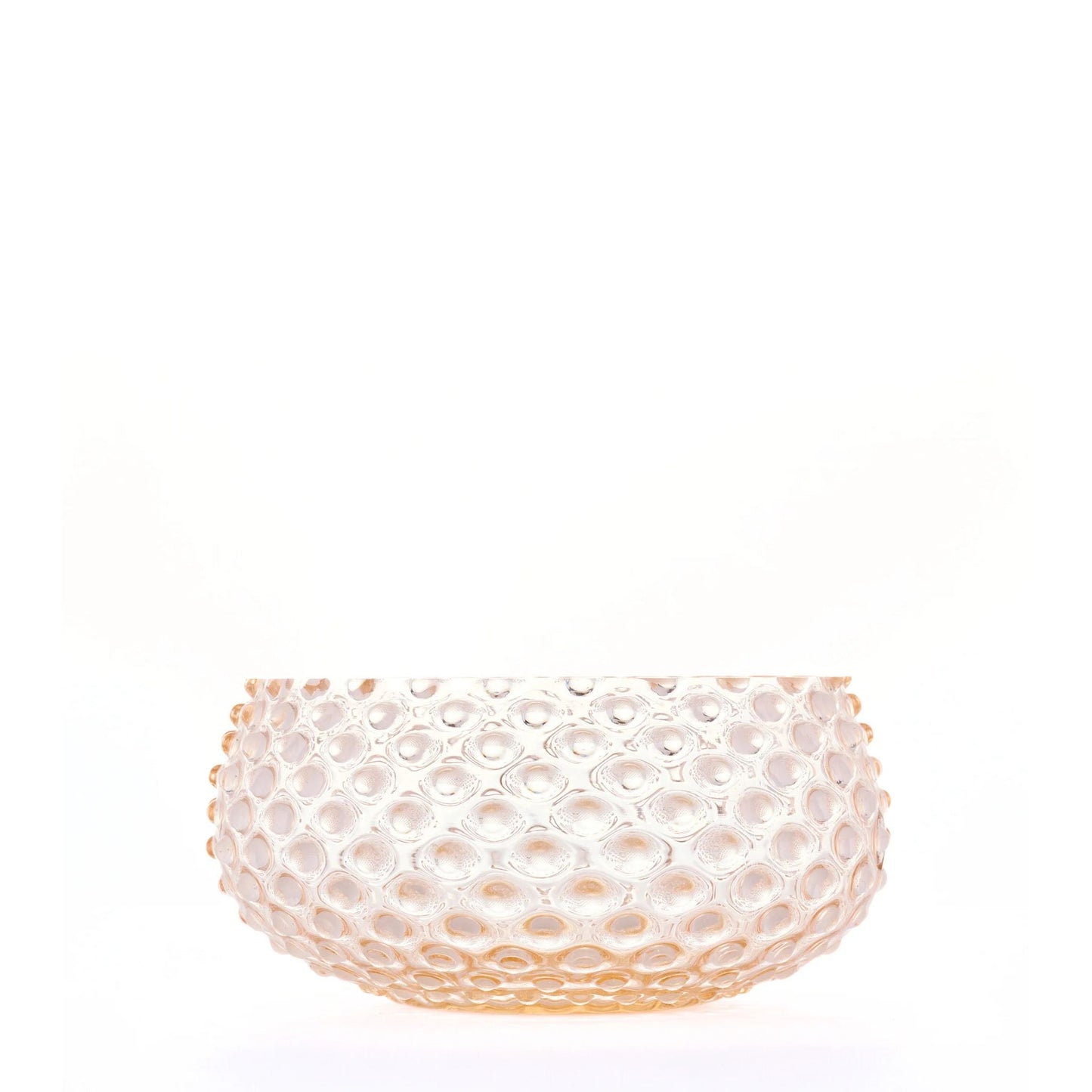 Hobnail Bowl - Large - Apricot Chiffon
