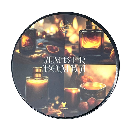 Wholly Kaw Amber Bomba Shaving Collection