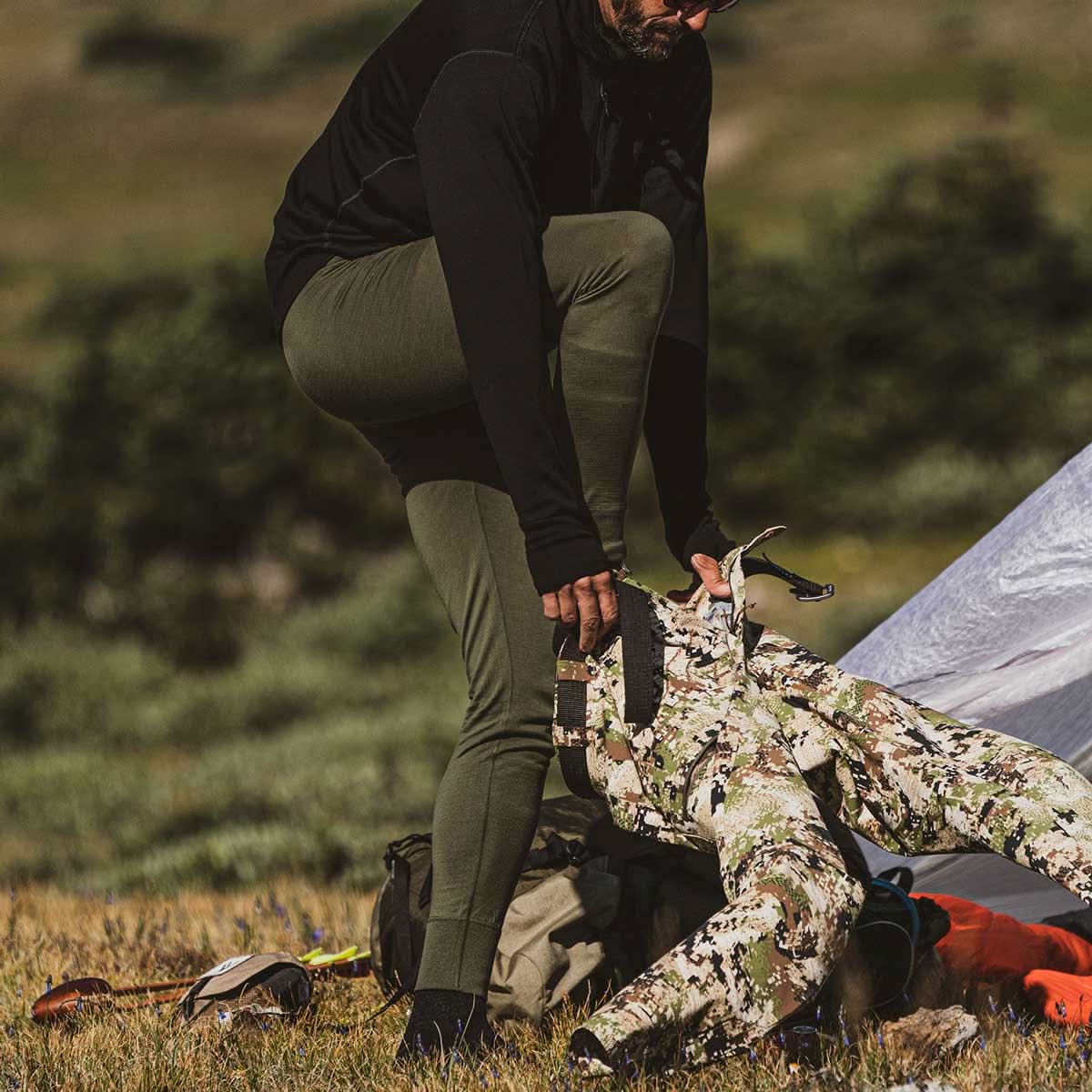 Midweight Men's Wool Bottom Thermal Base Layer -  100% Merino Wool - Osadia Concept Store