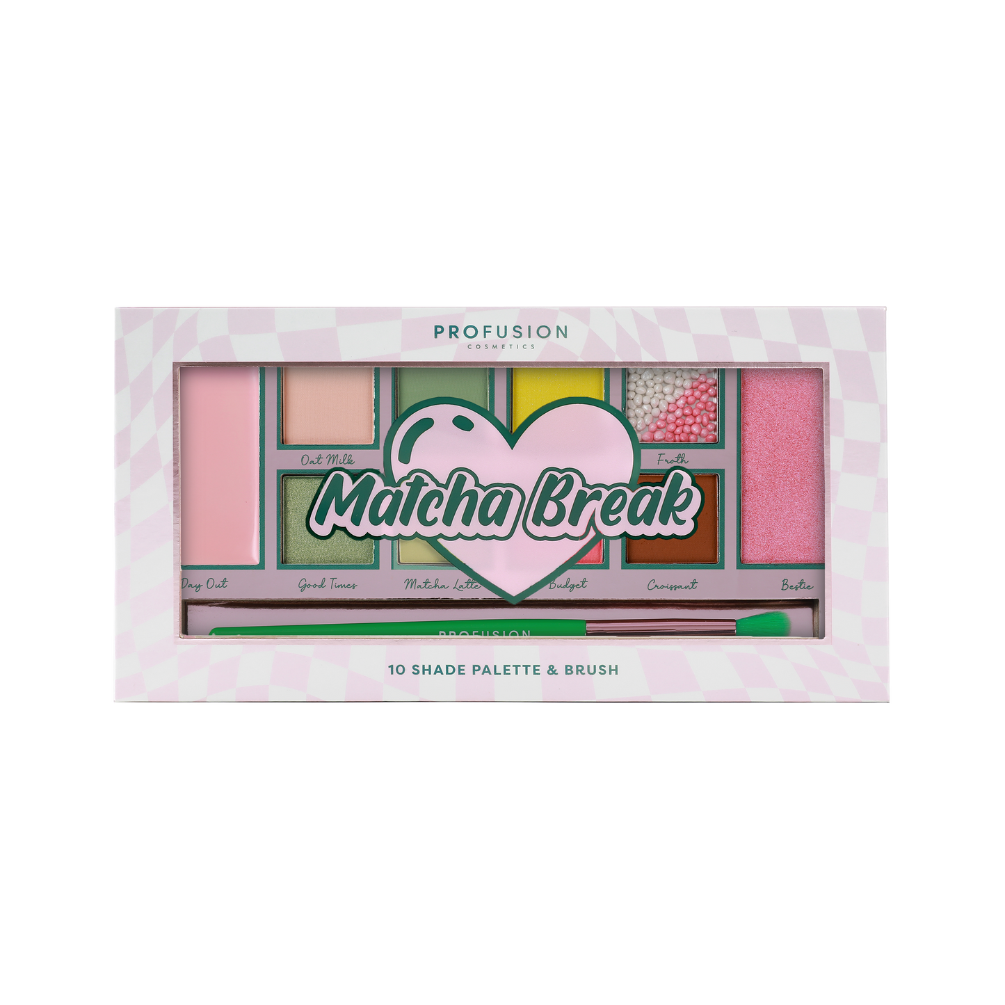 Matcha Break 10 Shade Palette & Brush - Osadia Concept Store