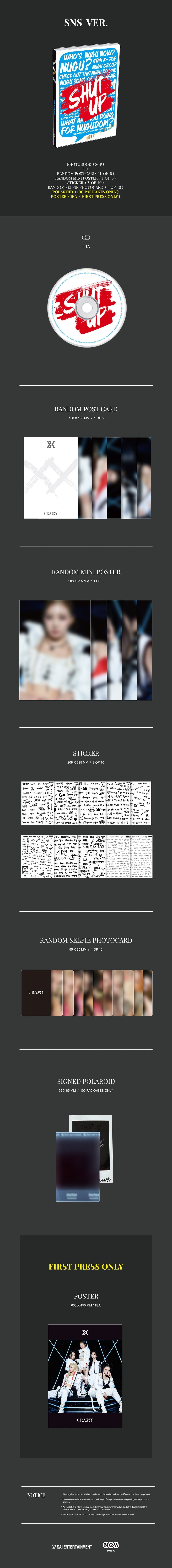 Craxy 4th Mini Album - XX