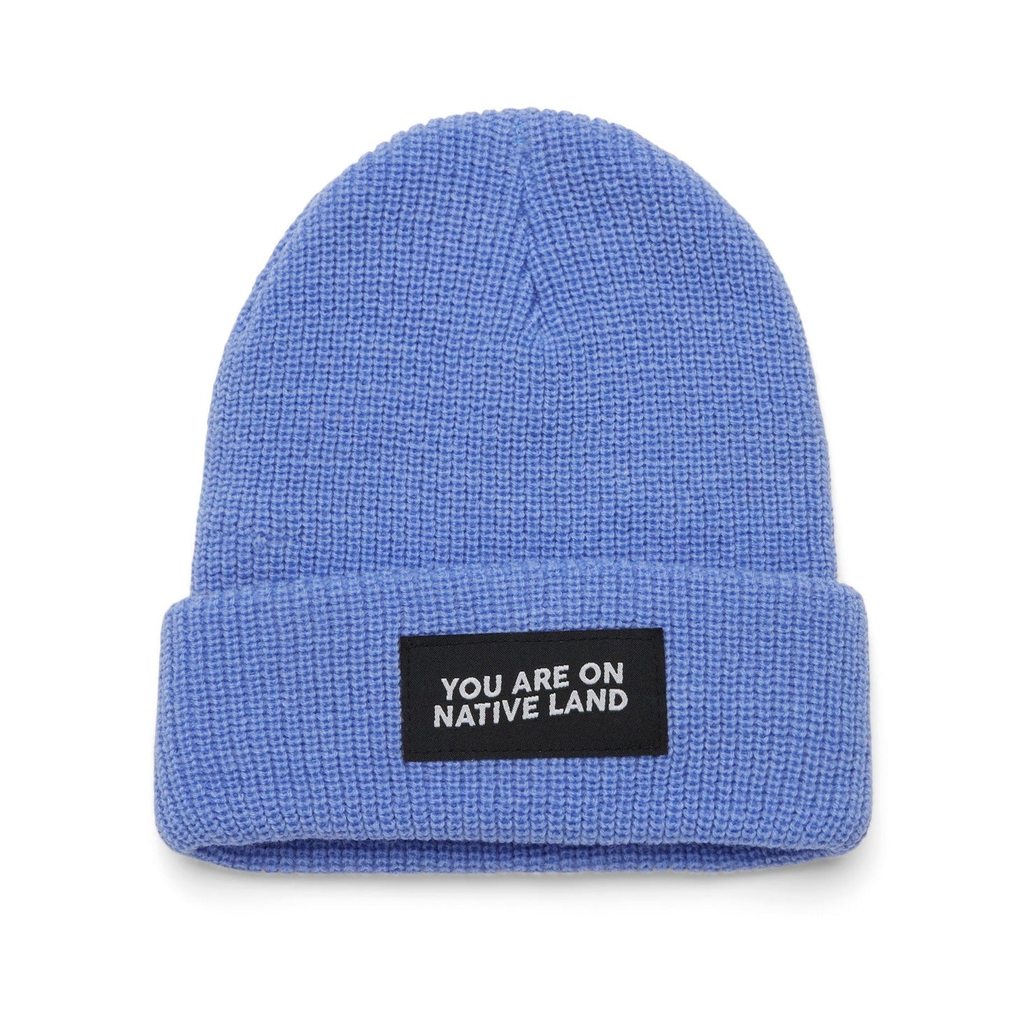 'YOU ARE ON NATIVE LAND' RIBBED BEANIE - Osadia Concept Store