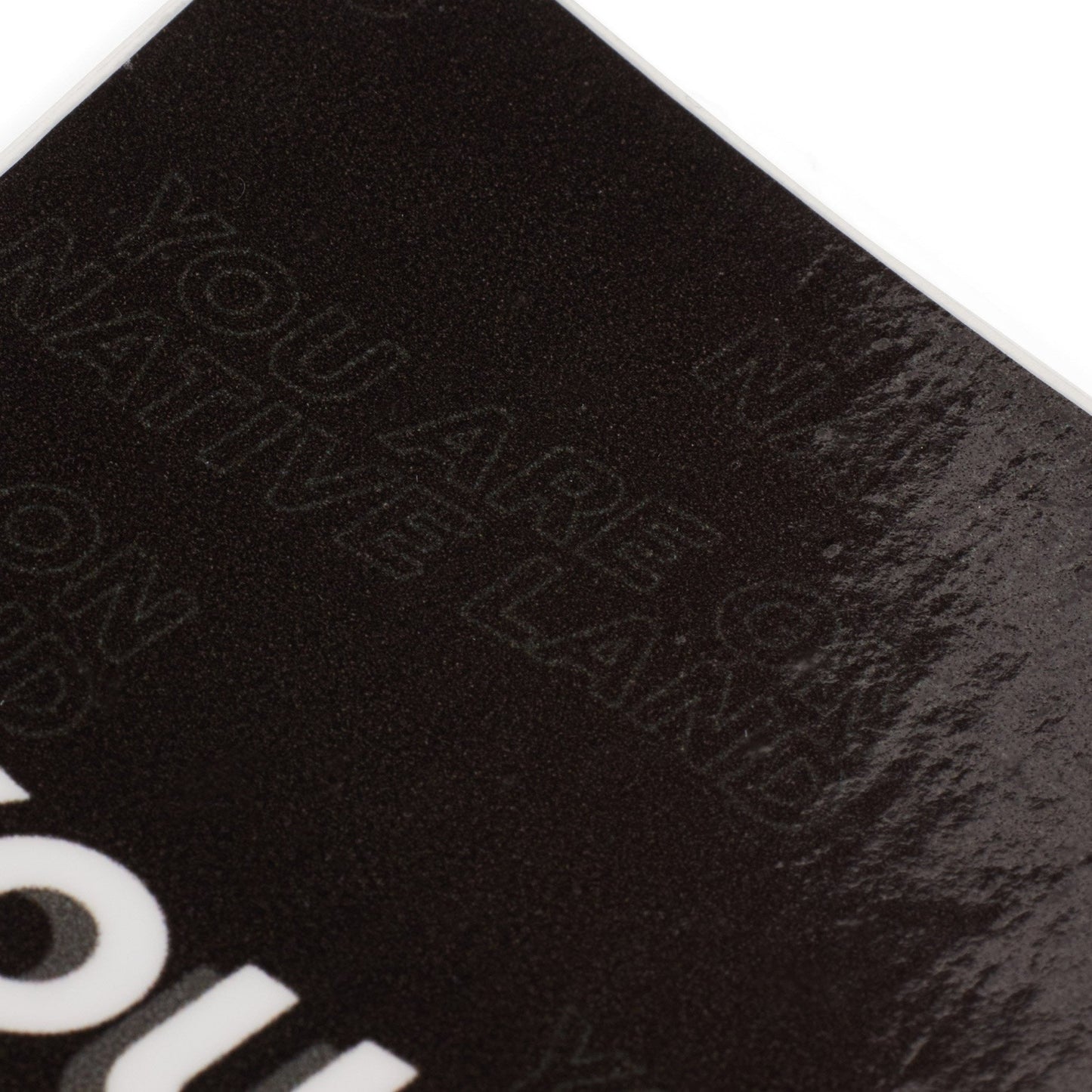 'YOU ARE ON NATIVE LAND' STICKER