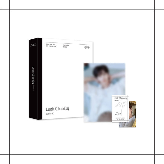 Yook Sung Jae - [Look Closely] 1st Fan Meeting 2024 Official MD Binder