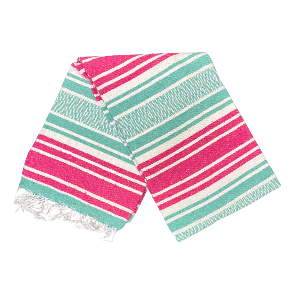 Saltillo Falsa Blanket - Cotton & Recycled Fiber