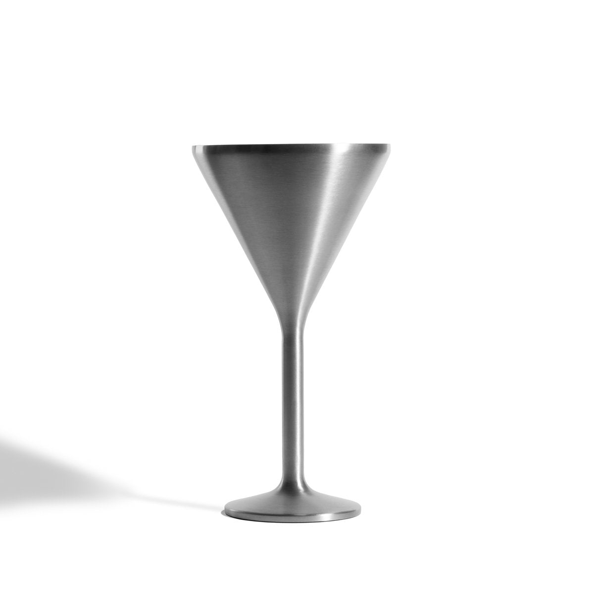 Stainless Steel Stemmed Martini Glass, Steel
