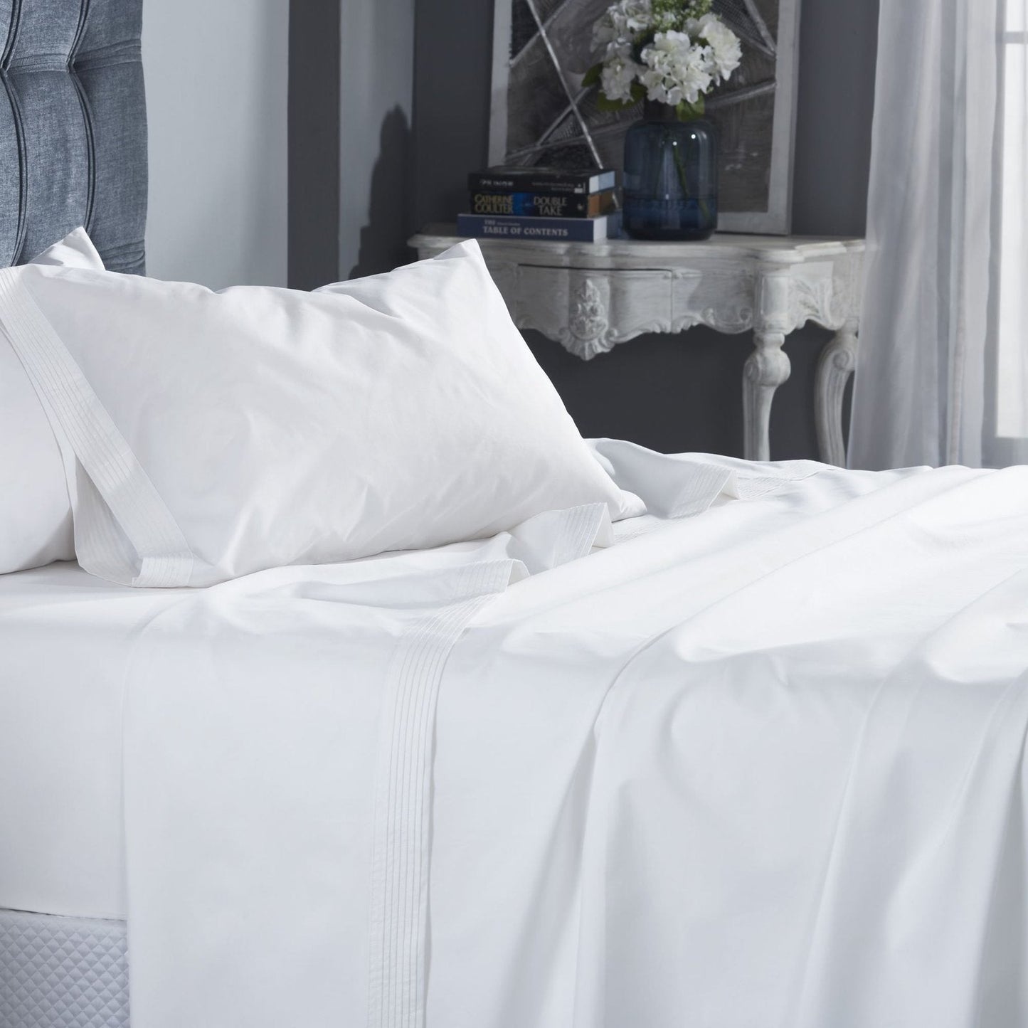 Venice Egyptian Cotton Percale Sheet Set