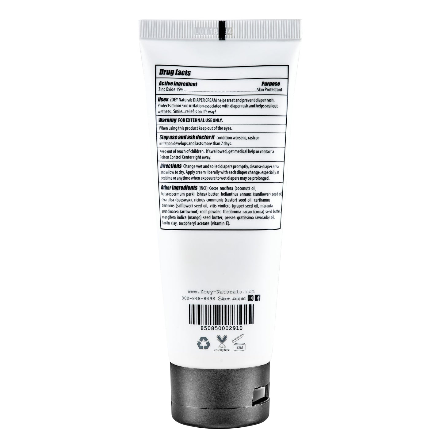Fragrance Free Diaper Cream
