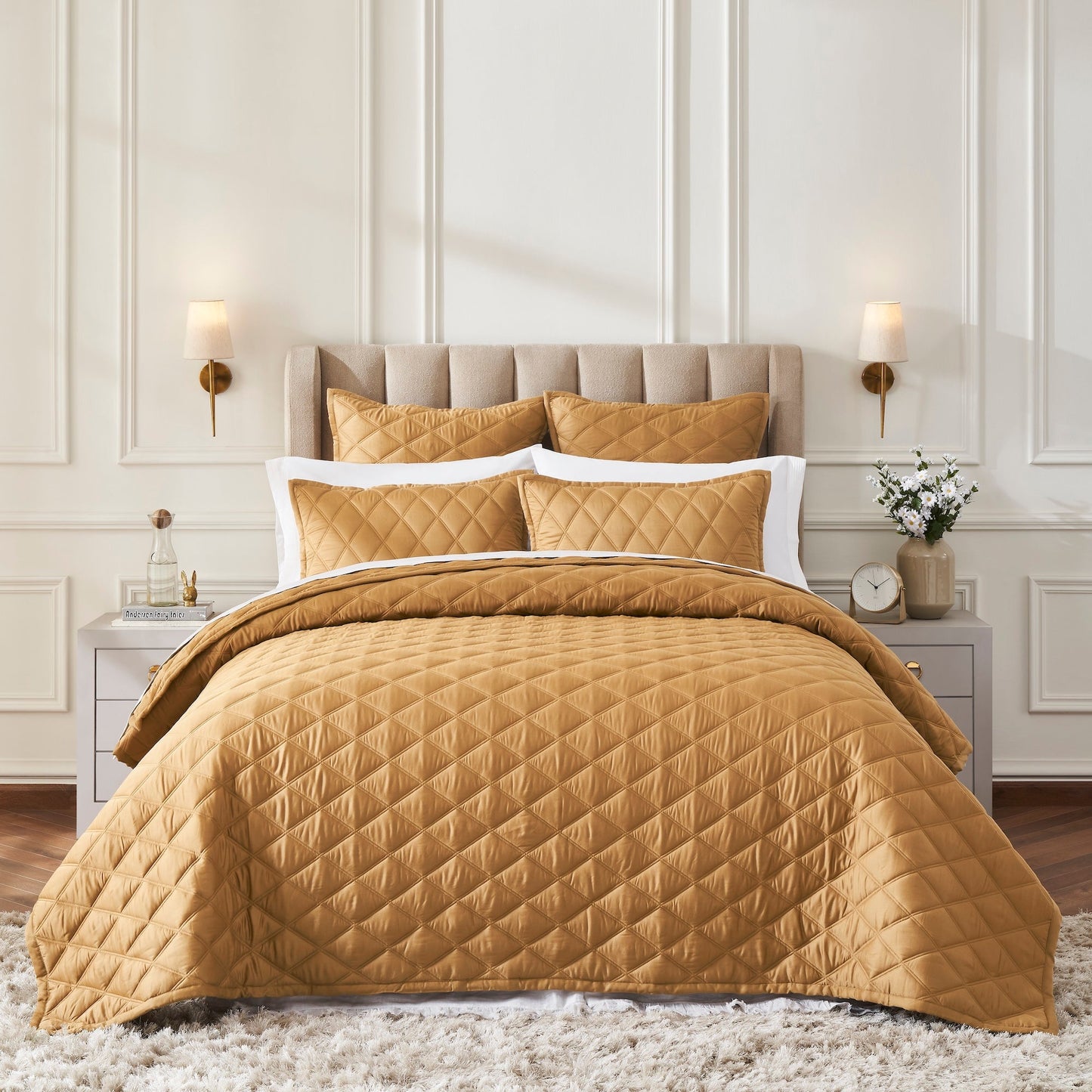 Avalon Lyocell Diamond Quilted Coverlet