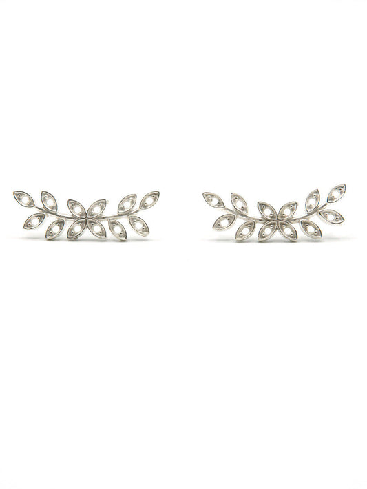 Dainty Branches Studs - Silver
