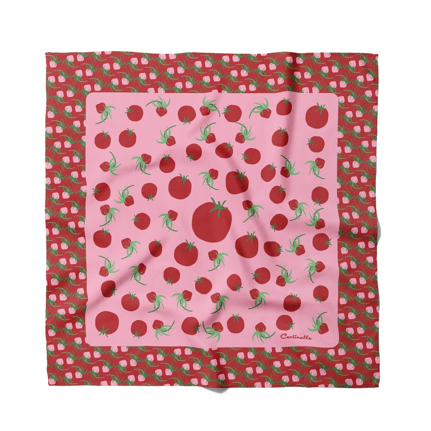 Tomatoes  Cotton Silk Bandana