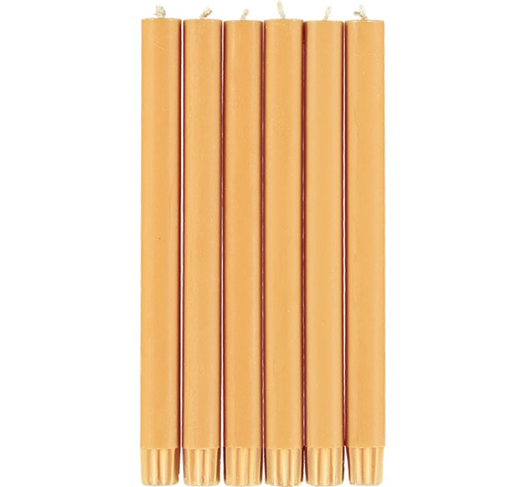 S/25 Saffron Dinner Candles