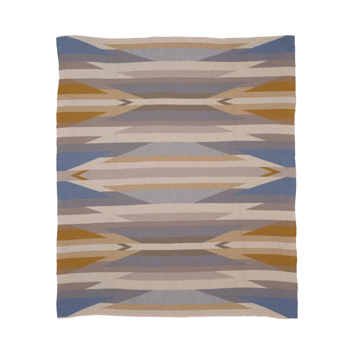 Southwest Arrows - Cotton Sustainable Knit Throw Blanket