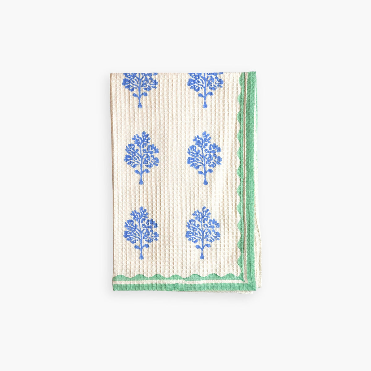 Sara - Cotton Waffle Kitchen Towel - Set of 2 (Multi-color)