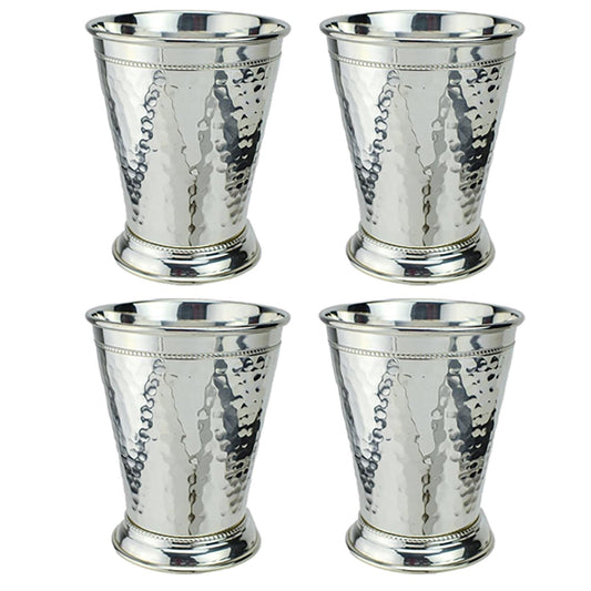 Hammered Silver Julep Cup (Set of 4) - Osadia Concept Store
