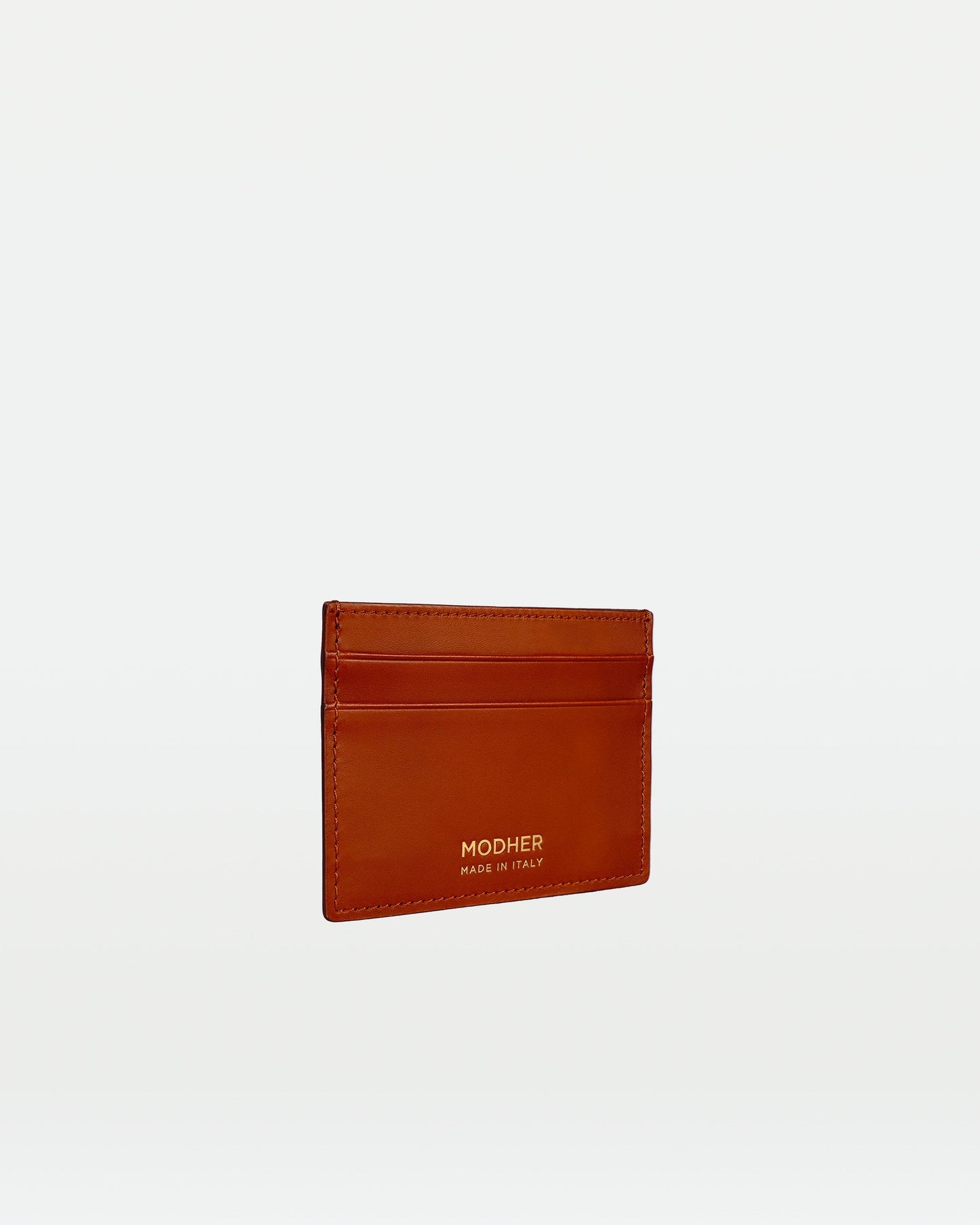 Credit Card Slip in vegetable tanned leather
