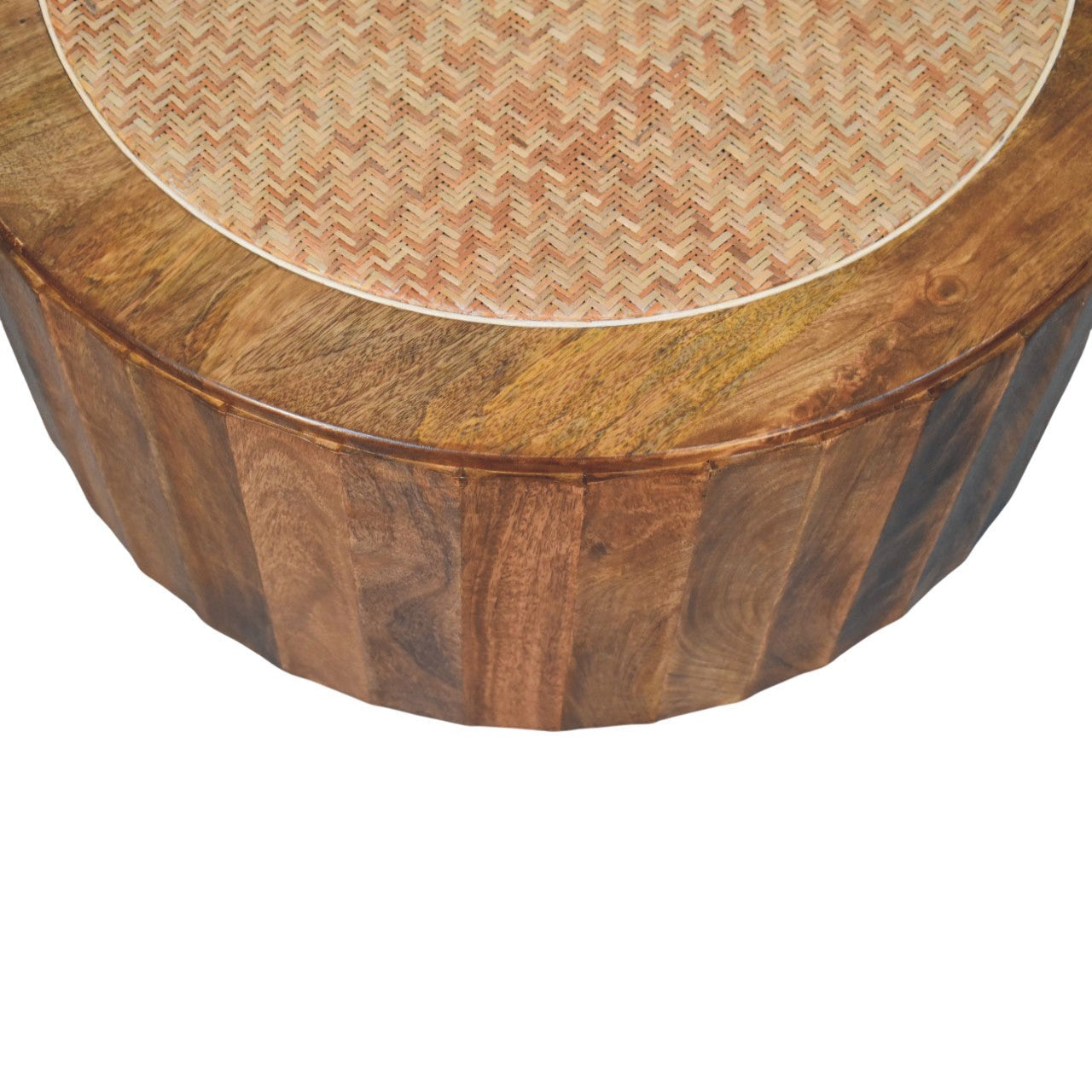 Artisan Furniture Solid Wood Rivera Rattan Coffee Table