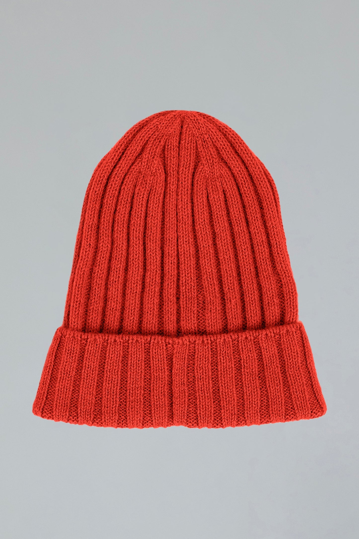 Ribbed Beanie - Scarlett