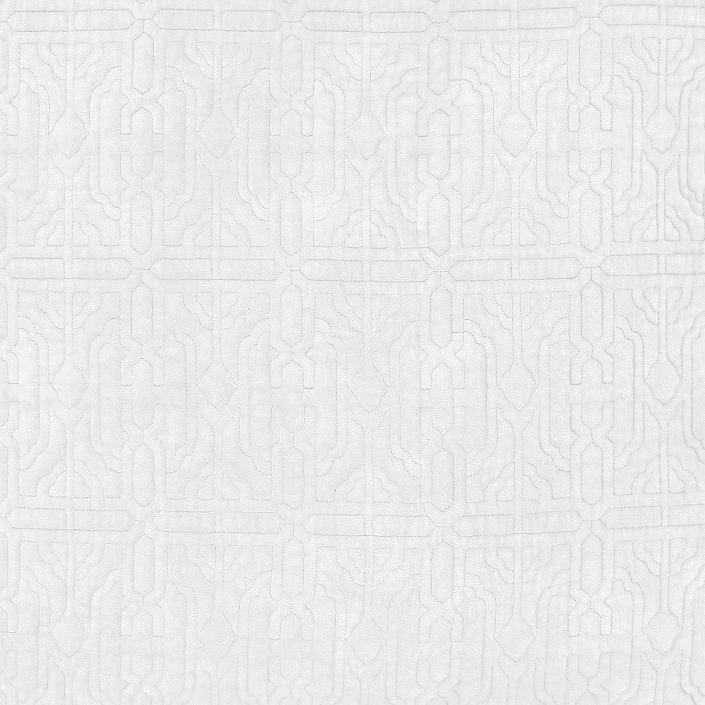 Duke Geometric Cotton Velvet Quilt Sham