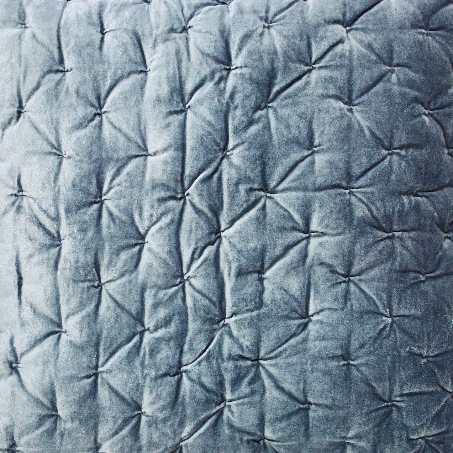 Luna Hand Pinched Velvet Quilt Sham - Clearance