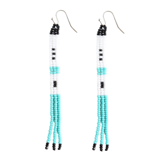 Seafoam Skinny Embera Earrings