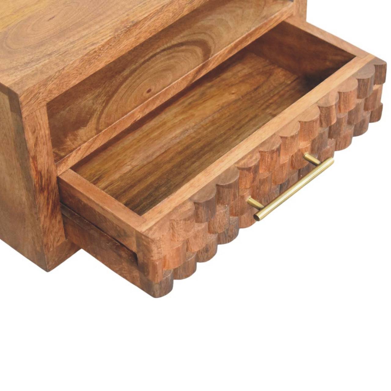 Solid Wood Arno Wall-Mounted Nightstand
