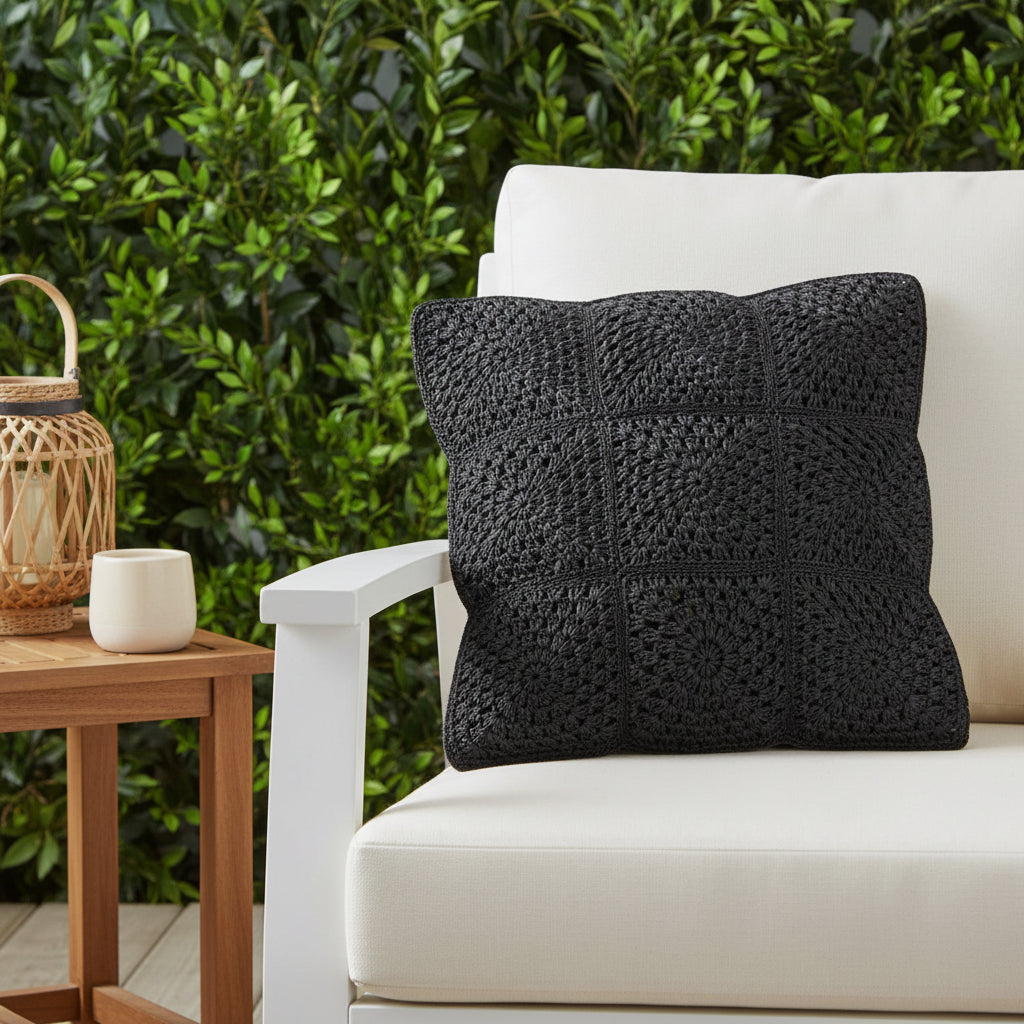 Raffia Cushion