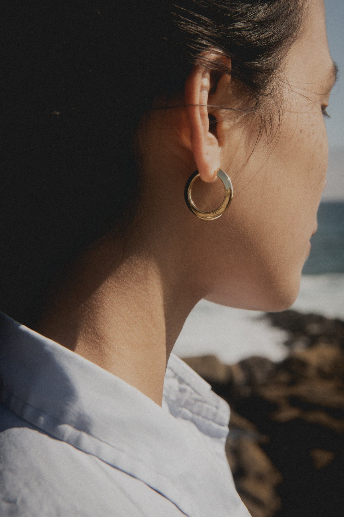 Talia Medium Hoop Earrings