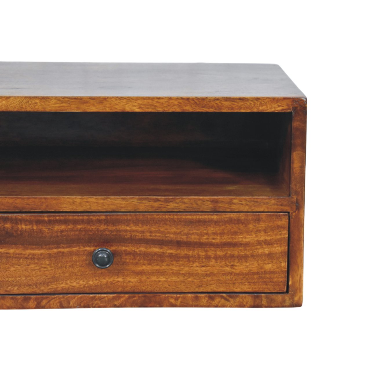 Solid Wood Lunar Wall-Mounted Media Unit