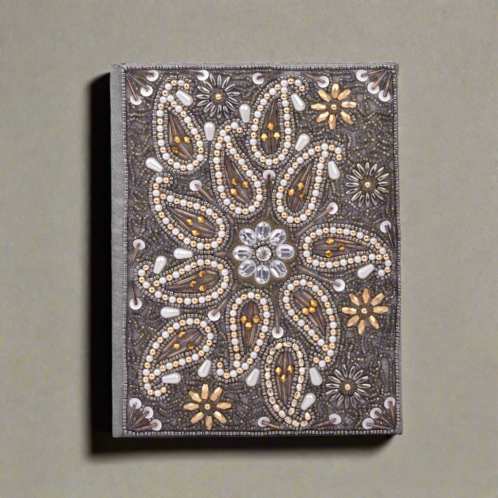 Exquisite Zari Hand-Embroidered Journal