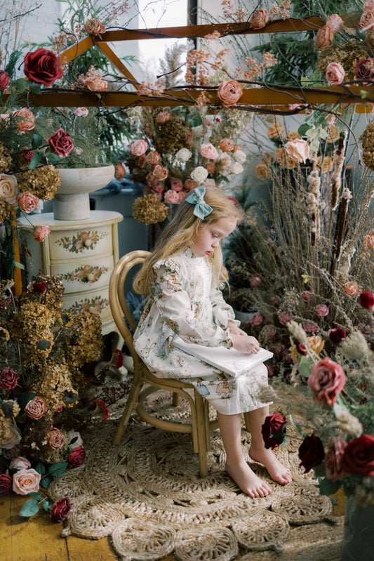 Aoki Dress-Woodland Bunny | Long Sleeve