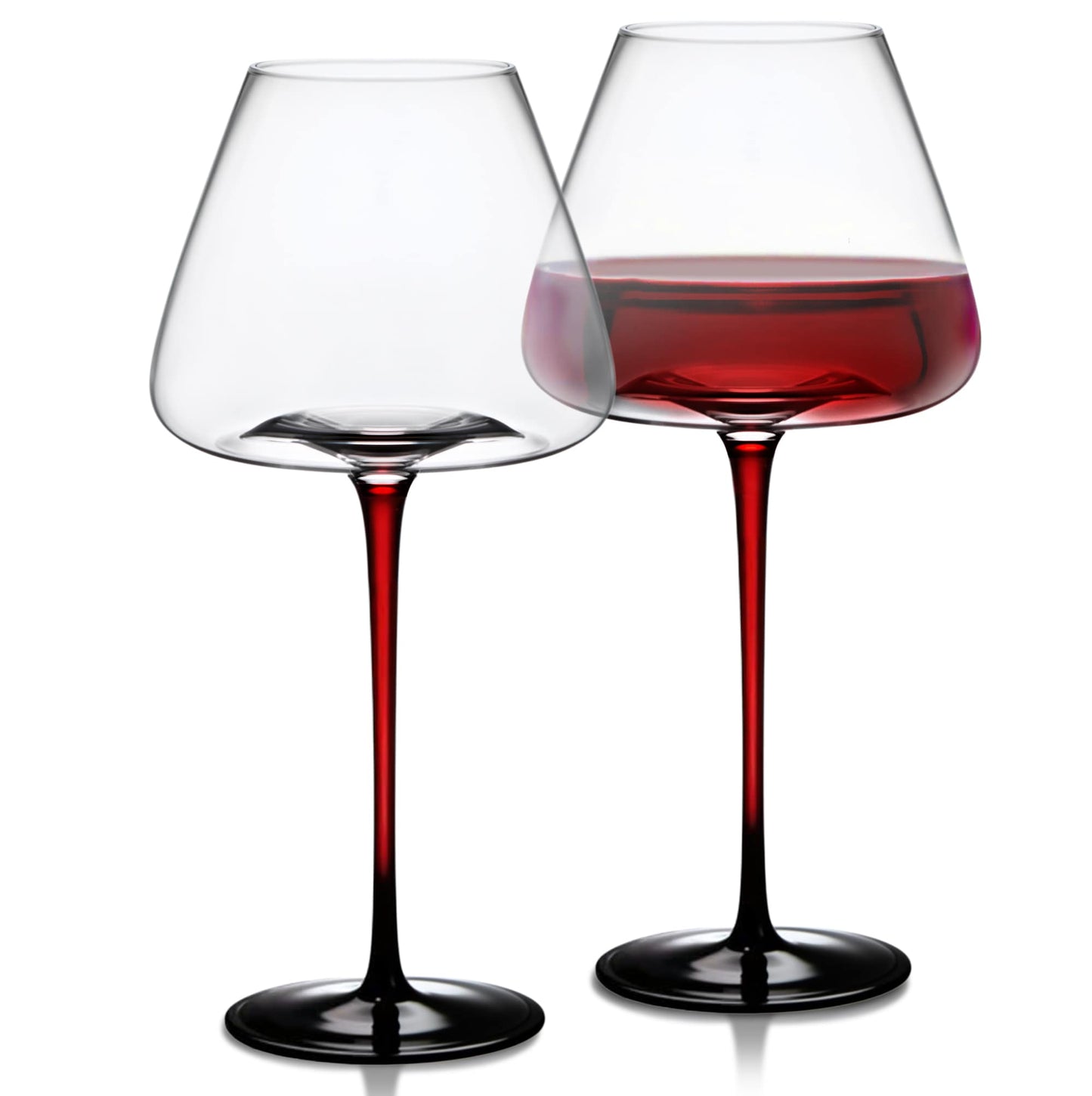 Extra Large Concave Champagne Glasses - 24oz