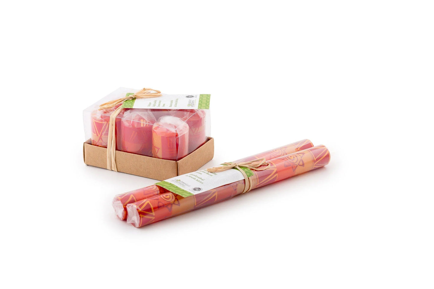 African Sunset Painted Candles - SALE!