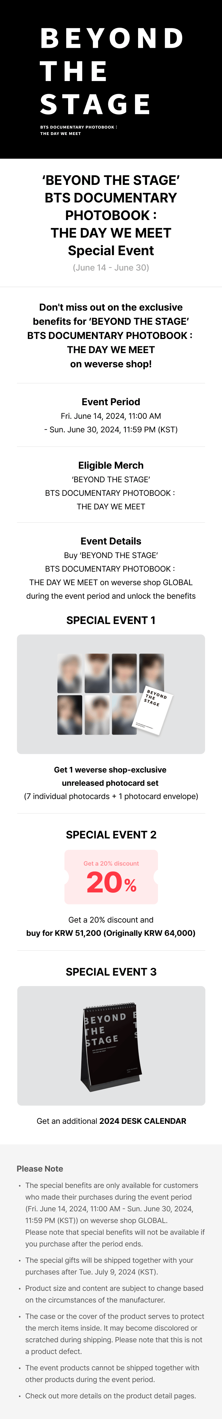 BTS - The Day We Meet Beyond The Stage Documentary Photobook