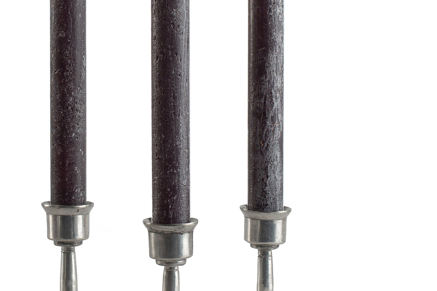 Luma Afrika Frosted 9" Tapers - Black - 4 Pack