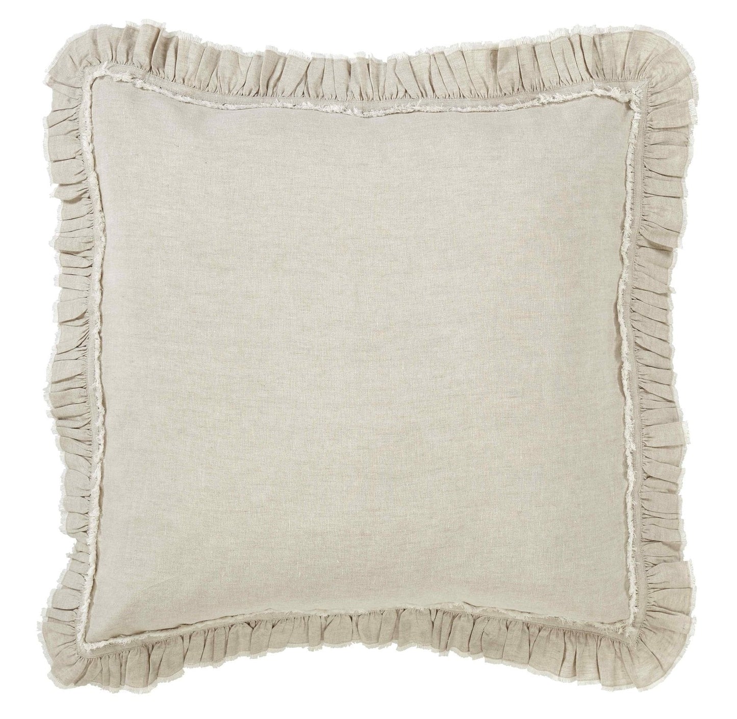 Ruffle European Linen Duvet Sham