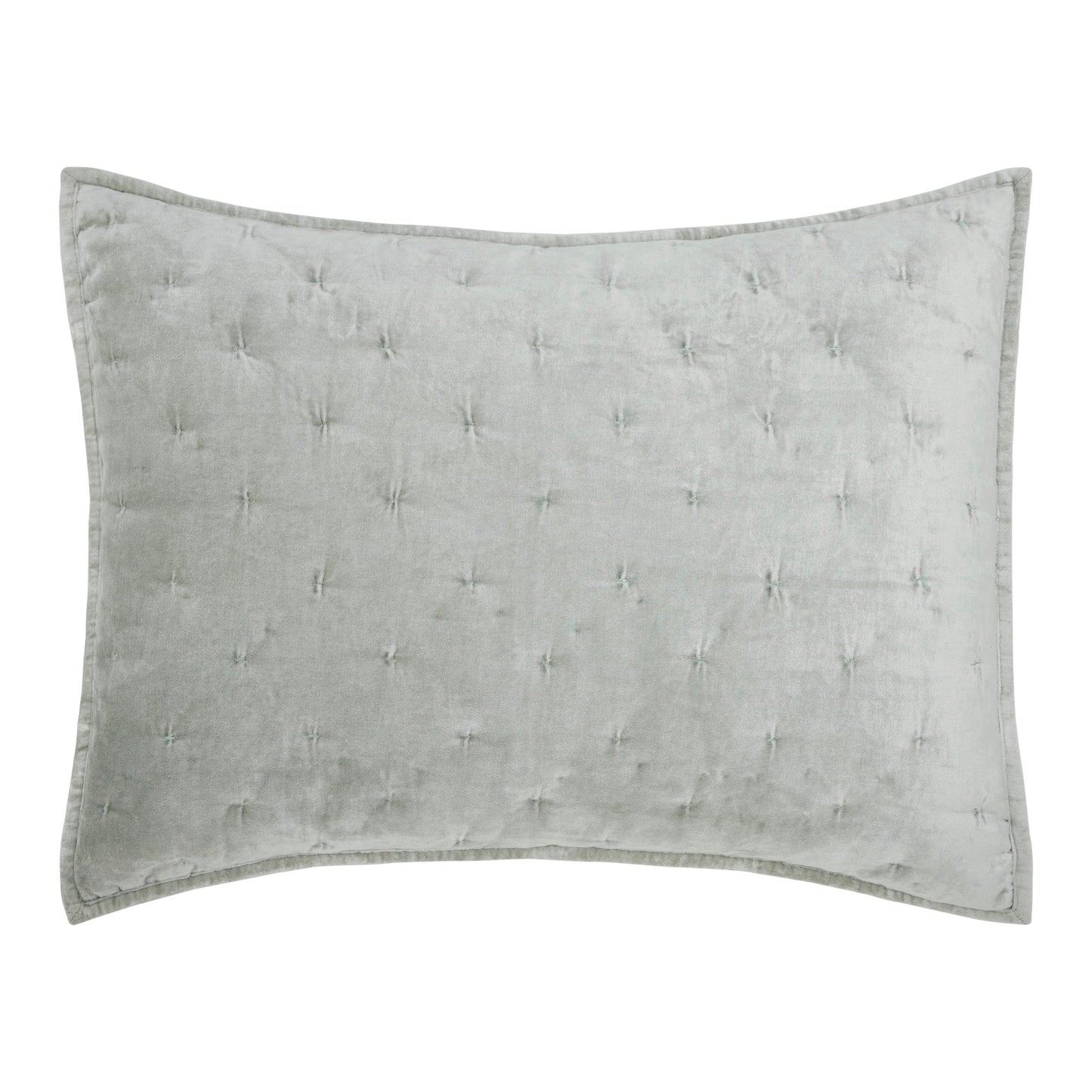 Luna Hand Pinched Velvet Quilt Sham