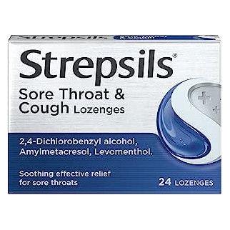 Strepsils Sore Throat & Cough Lozenges 24 Lozenges