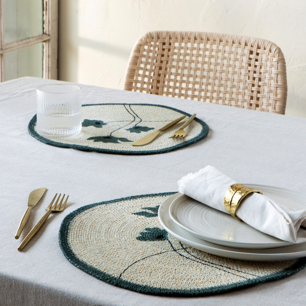 Set of 4 Seagrass Placemats - Aria