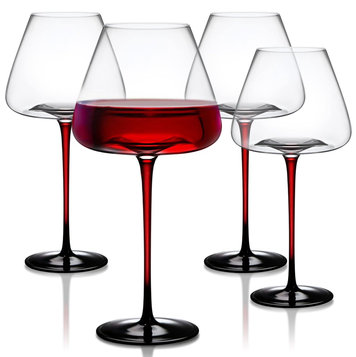 Extra Large Concave Champagne Glasses - 24oz