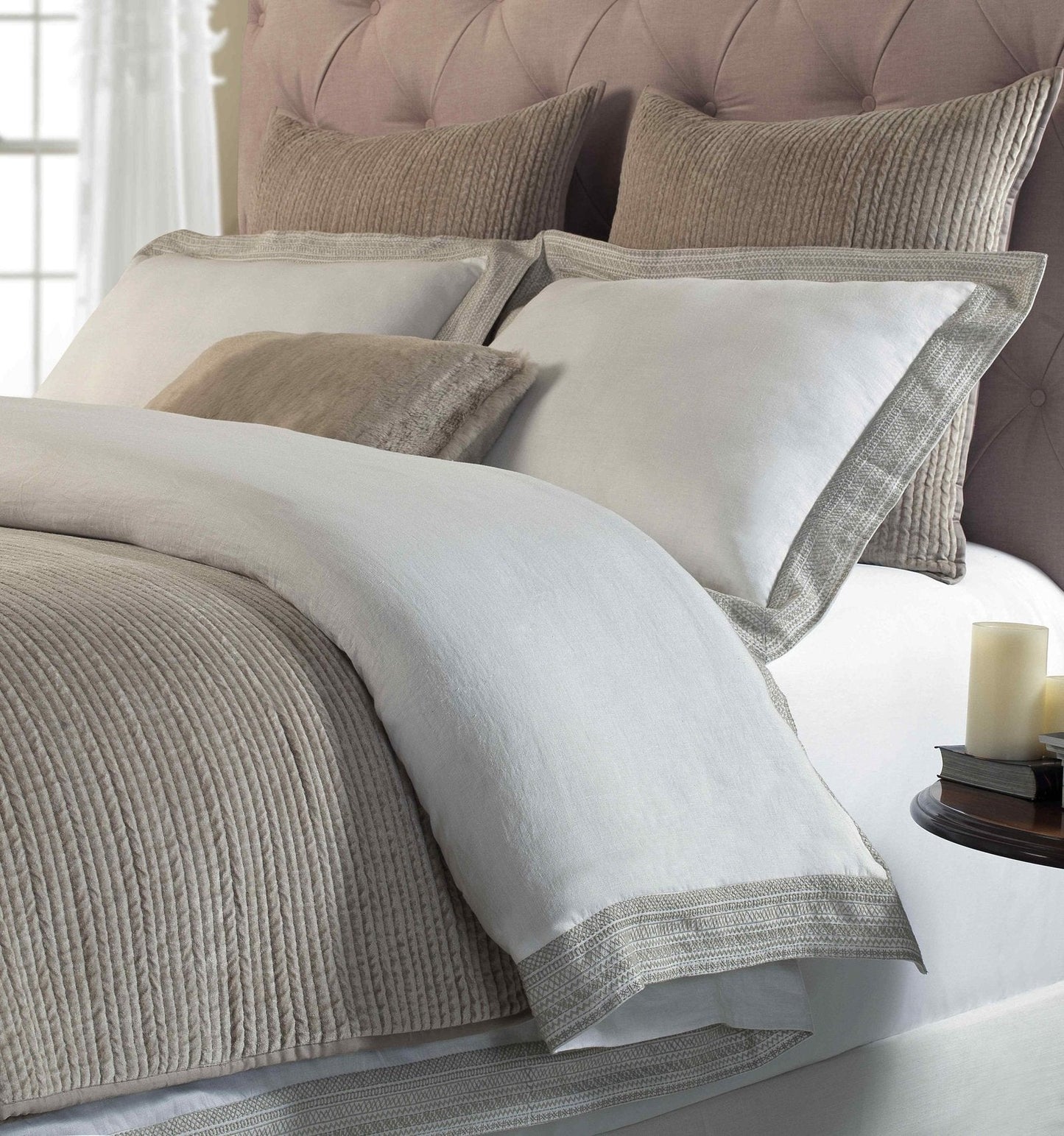 Parker European Linen Duvet Cover